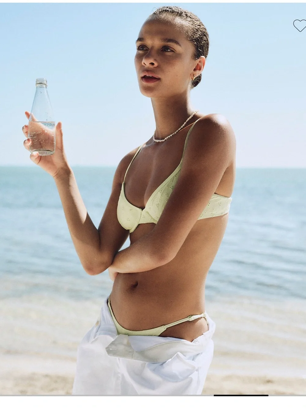 J.Crew Underwire eyelet bikini top 34C
